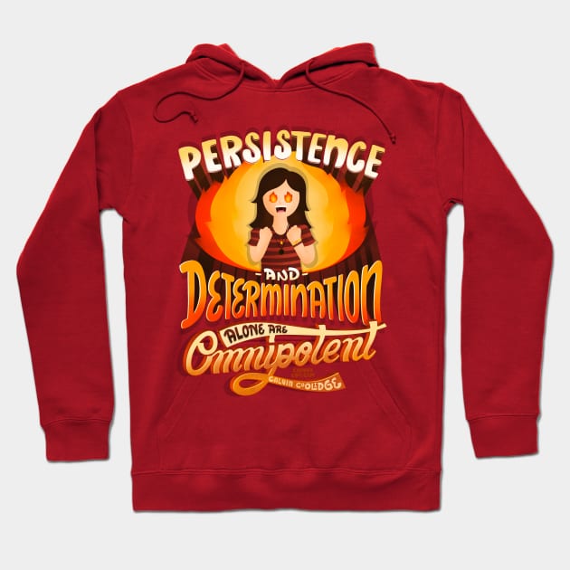 Persistence Determination Omnipotent Calvin Coolidge Patient Hoodie by ChinkyCat